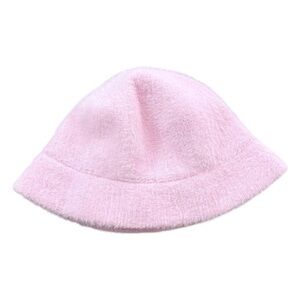 F21 Fuzzy Pink Bucket Hat